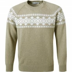 Gran Sasso Pullover 13125/22608/030 Schurwolle, Beige gemustert, Beige