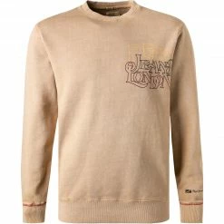 Pepe Jeans Pullover Danny PM582042/844 Sweatshirt, Regular Fit, Baumwolle, Beige