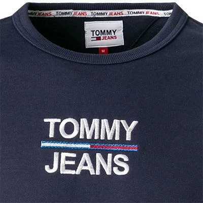 TOMMY JEANS Sweatshirt DM0DM10910/C87 Bio Baumwolle, Marineblau, Marine 5 TOMMY JEANS Sweatshirt DM0DM10910/C87 Bio Baumwolle, Marineblau, Marine – Bild 3