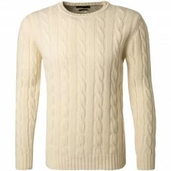 DANIELE FIESOLI Pullover 0075/100 Merinowolle extrafein, Ecru