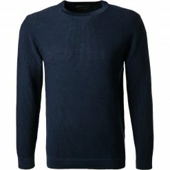 DANIELE FIESOLI Pullover 0121/24 Merinowolle extrafein, Nachtblau