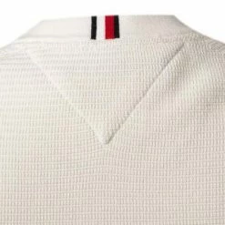 Tommy Hilfiger Pullover MW0MW18595/YBI Bio Baumwolle, Wollweiß -striangebote 371790 norm3