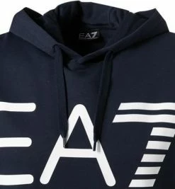 EA7 Sweatshirt 6KPM69/PJBWZ/1554 Hoodie, Baumwolle, Navy -striangebote 371817 norm2