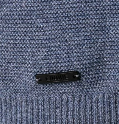 CINQUE Pullover Ciole 6007-7502/64 Kapuzenpullover, Baumwolle, Blau meliert, Blau 6 CINQUE Pullover Ciole 6007-7502/64 Kapuzenpullover, Baumwolle, Blau meliert, Blau – Bild 4