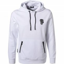 KARL LAGERFELD Hoody 705074/0/512900/10 Hoodie, Baumwolle, Weiß