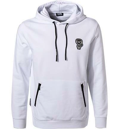KARL LAGERFELD Hoody 705074/0/512900/10 Hoodie, Baumwolle, Weiß 4 KARL LAGERFELD Hoody 705074/0/512900/10 Hoodie, Baumwolle, Weiß – Bild 2