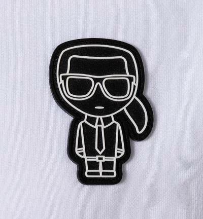 KARL LAGERFELD Hoody 705074/0/512900/10 Hoodie, Baumwolle, Weiß 6 KARL LAGERFELD Hoody 705074/0/512900/10 Hoodie, Baumwolle, Weiß – Bild 4