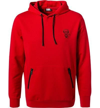 KARL LAGERFELD Hoody 705074/0/512900/320 Hoodie, Baumwolle, Dunkelrot 4 KARL LAGERFELD Hoody 705074/0/512900/320 Hoodie, Baumwolle, Dunkelrot – Bild 2