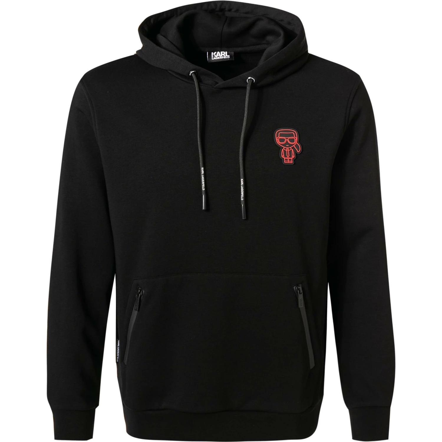 KARL LAGERFELD Hoody 705074/0/512900/990 Hoodie, Baumwolle, Schwarz 3 KARL LAGERFELD Hoody 705074/0/512900/990 Hoodie, Baumwolle, Schwarz