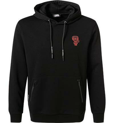 KARL LAGERFELD Hoody 705074/0/512900/990 Hoodie, Baumwolle, Schwarz 4 KARL LAGERFELD Hoody 705074/0/512900/990 Hoodie, Baumwolle, Schwarz – Bild 2