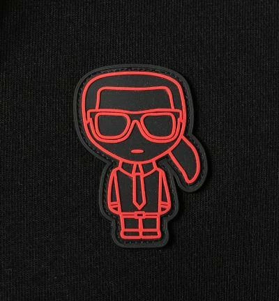 KARL LAGERFELD Hoody 705074/0/512900/990 Hoodie, Baumwolle, Schwarz 6 KARL LAGERFELD Hoody 705074/0/512900/990 Hoodie, Baumwolle, Schwarz – Bild 4