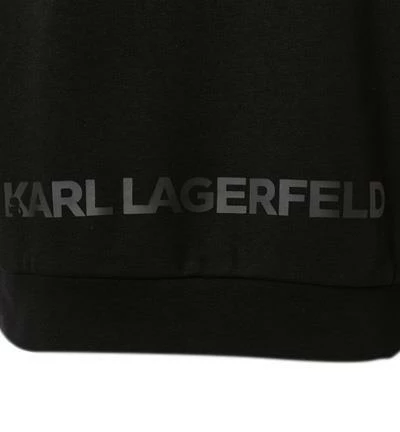 KARL LAGERFELD Hoody 705074/0/512900/990 Hoodie, Baumwolle, Schwarz 8 KARL LAGERFELD Hoody 705074/0/512900/990 Hoodie, Baumwolle, Schwarz – Bild 6