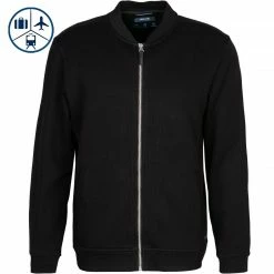 Pierre Cardin Sweatjacke 54799/000/12431/2000 Baumwolle, Schwarz