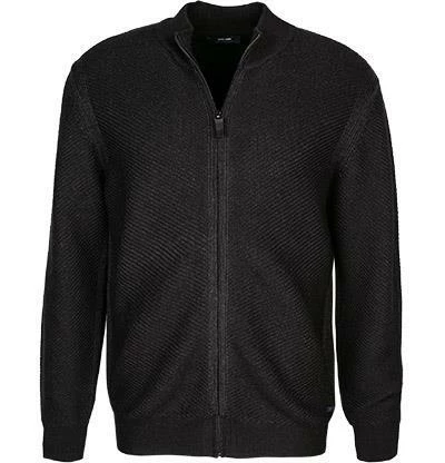 Pierre Cardin Strickjacke 55449/000/12545/2000 Schurwolle-Baumwolle, Schwarz 4 Pierre Cardin Strickjacke 55449/000/12545/2000 Schurwolle-Baumwolle, Schwarz – Bild 2