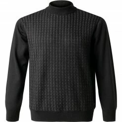 Pierre Cardin Pullover 55422/000/12543/2000 Stehkragenpullover, Schurwolle, Schwarz