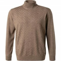 Pierre Cardin Pullover 55413/000/12542/7304 Rollkragenpullover, Schurwolle, Braun
