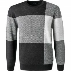 Pierre Cardin Pullover 55470/000/12546/2000 Schurwolle, Schwarz-grau