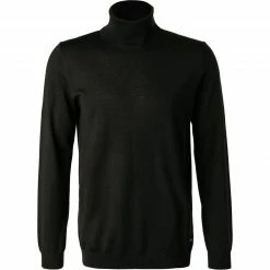 JOOP! Pullover Donte 30027910/001 Rollkragenpullover, Merinowolle extrafein, Schwarz
