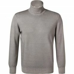 Gran Sasso Pullover 55117/22792/008 Rollkragenpullover, Schurwolle, Hellgrau meliert, Hellgrau