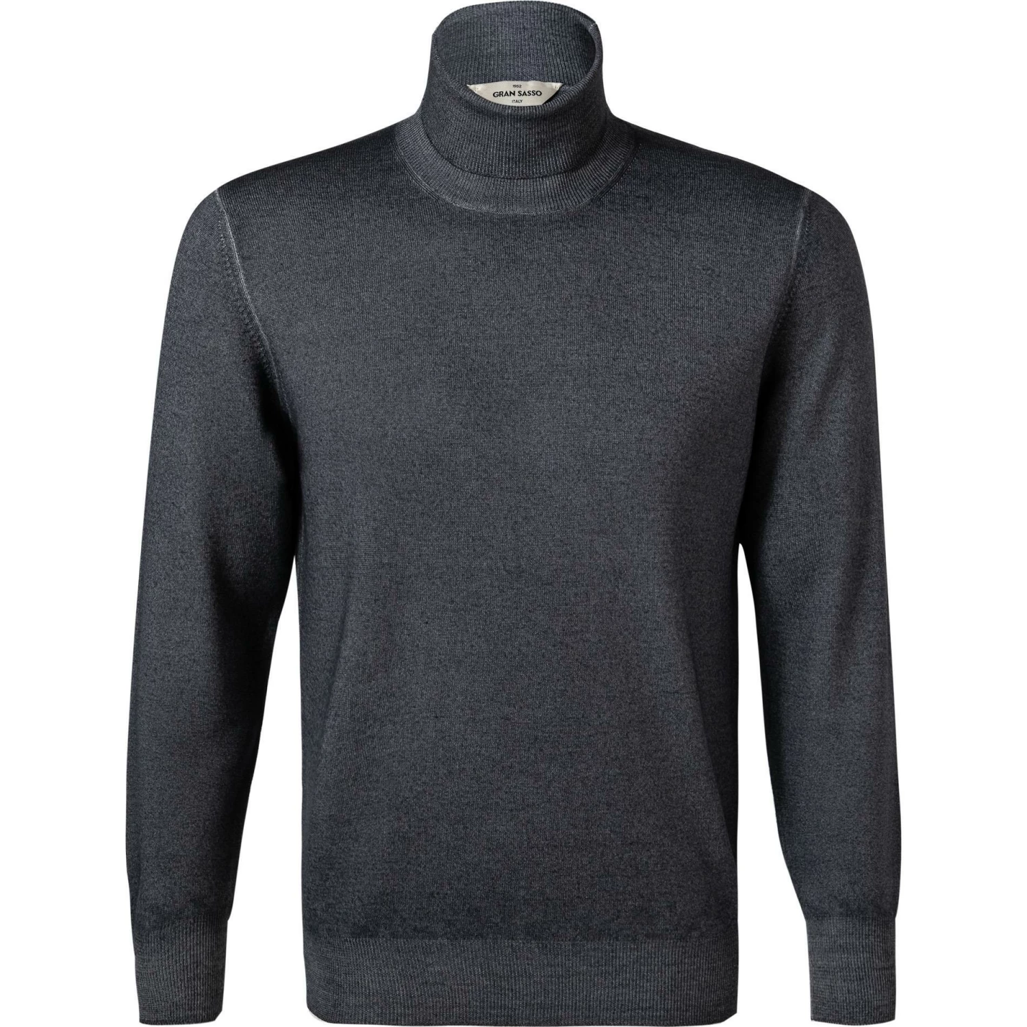 Gran Sasso Pullover 55117/22792/989 Rollkragenpullover, Schurwolle, Blaugrau meliert, Grau 3 Gran Sasso Pullover 55117/22792/989 Rollkragenpullover, Schurwolle, Blaugrau meliert, Grau