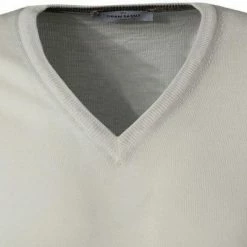 Gran Sasso V-Pullover 55115/14290/005 Merinowolle extrafein, Ecru -striangebote 372497 norm2
