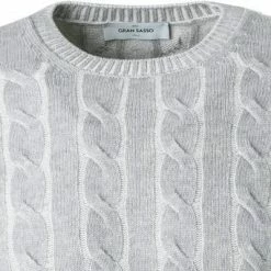 Gran Sasso Pullover 23120/19654/061 Schurwolle-Kaschmir, Grau, Hellgrau -striangebote 372498 norm2