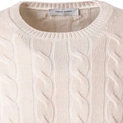 Gran Sasso Pullover 23120/19654/113 Schurwolle-Kaschmir, Hellbeige 5 Gran Sasso Pullover 23120/19654/113 Schurwolle-Kaschmir, Hellbeige – Bild 3