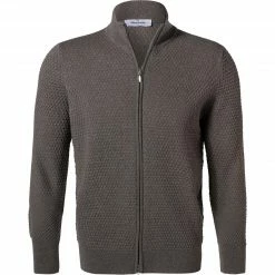 Gran Sasso Cardigan 57178/14222/140 Schurwolle, Haselnuss meliert, Haselnuss