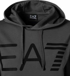 EA7 Sweatshirt 6KPM69/PJBWZ/1977 Hoodie, Baumwolle grau, Grau -striangebote 372648 norm3