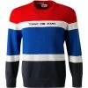 TOMMY JEANS Pullover DM0DM10922/XNL Baumwolle, Rot-blau gestreift, Rot-weiß-blau -striangebote 372662 master