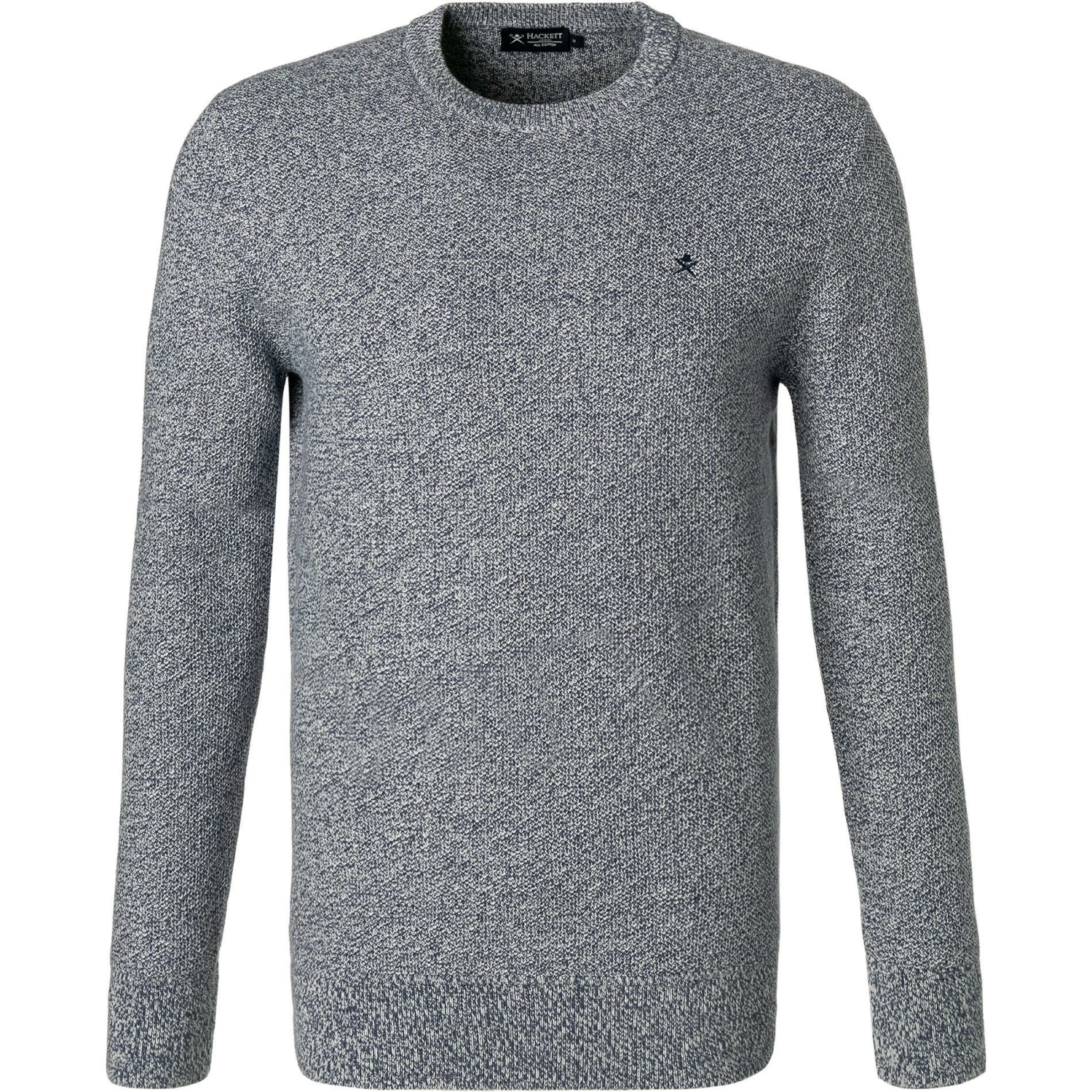 HACKETT Pullover HM702688/5AF Baumwolle, Blau meliert, Blau 3 HACKETT Pullover HM702688/5AF Baumwolle, Blau meliert, Blau