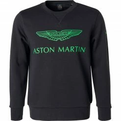 HACKETT Pullover HM580905/595 Sweatshirt, ASTON MARTIN, Baumwolle, Navy