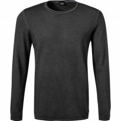 JOOP! Pullover Lelio 30028386/029 Modern Fit, Merinowolle extrafein, Grau meliert, Grau