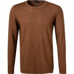 JOOP! Pullover Lelio 30028386/230 Modern Fit, Merinowolle extrafein, Braun meliert, Braun -striangebote 372830 norm