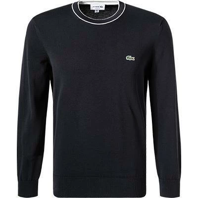 LACOSTE Pullover AH6806/G45 Classic Fit, Baumwolle, Nachtblau 4 LACOSTE Pullover AH6806/G45 Classic Fit, Baumwolle, Nachtblau – Bild 2