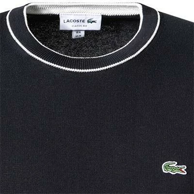 LACOSTE Pullover AH6806/G45 Classic Fit, Baumwolle, Nachtblau 5 LACOSTE Pullover AH6806/G45 Classic Fit, Baumwolle, Nachtblau – Bild 3