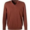Maerz V-Pullover 490400/470 Merinowolle, Braun, Orangenbraun -striangebote 372924 master