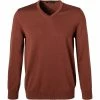 Maerz V-Pullover 470400/470 Modern Fit, Merinowolle, Braun , Orangenbraun 2 Maerz V-Pullover 470400/470 Modern Fit, Merinowolle, Braun , Orangenbraun -striangebote 372930 master