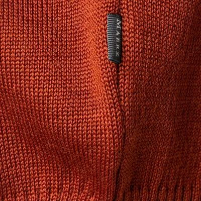 Maerz Pullover 470500/470 Modern Fit, Merinowolle, Orangebraun, Orangenbraun 6 Maerz Pullover 470500/470 Modern Fit, Merinowolle, Orangebraun, Orangenbraun – Bild 4