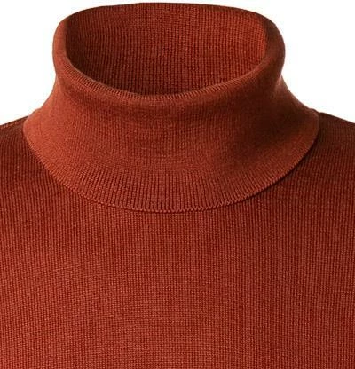Maerz Rollkragen-Pullover 490600/470 Rollkragenpullover, Merinowolle, Orangebraun, Orangenbraun 5 Maerz Rollkragen-Pullover 490600/470 Rollkragenpullover, Merinowolle, Orangebraun, Orangenbraun – Bild 3