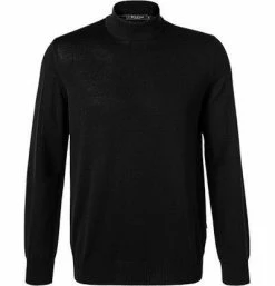 Maerz Pullover 470300/595 Stehkragenpullover, Merinowolle, Schwarz -striangebote 372949 norm