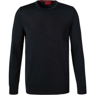 HUGO Pullover San Paolo 50455987/410 Schurwolle, Navy 4 HUGO Pullover San Paolo 50455987/410 Schurwolle, Navy – Bild 2