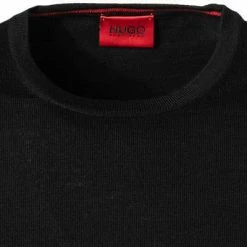 HUGO Pullover San Paolo 50455987/001 Schurwolle, Schwarz -striangebote 372996 norm2