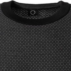 BOSS Pullover Kapoko 50454933/001 Baumwolle, Schwarz meliert, Schwarz -striangebote 373028 norm2