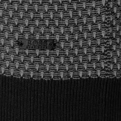 BOSS Pullover Kapoko 50454933/001 Baumwolle, Schwarz meliert, Schwarz -striangebote 373028 norm3