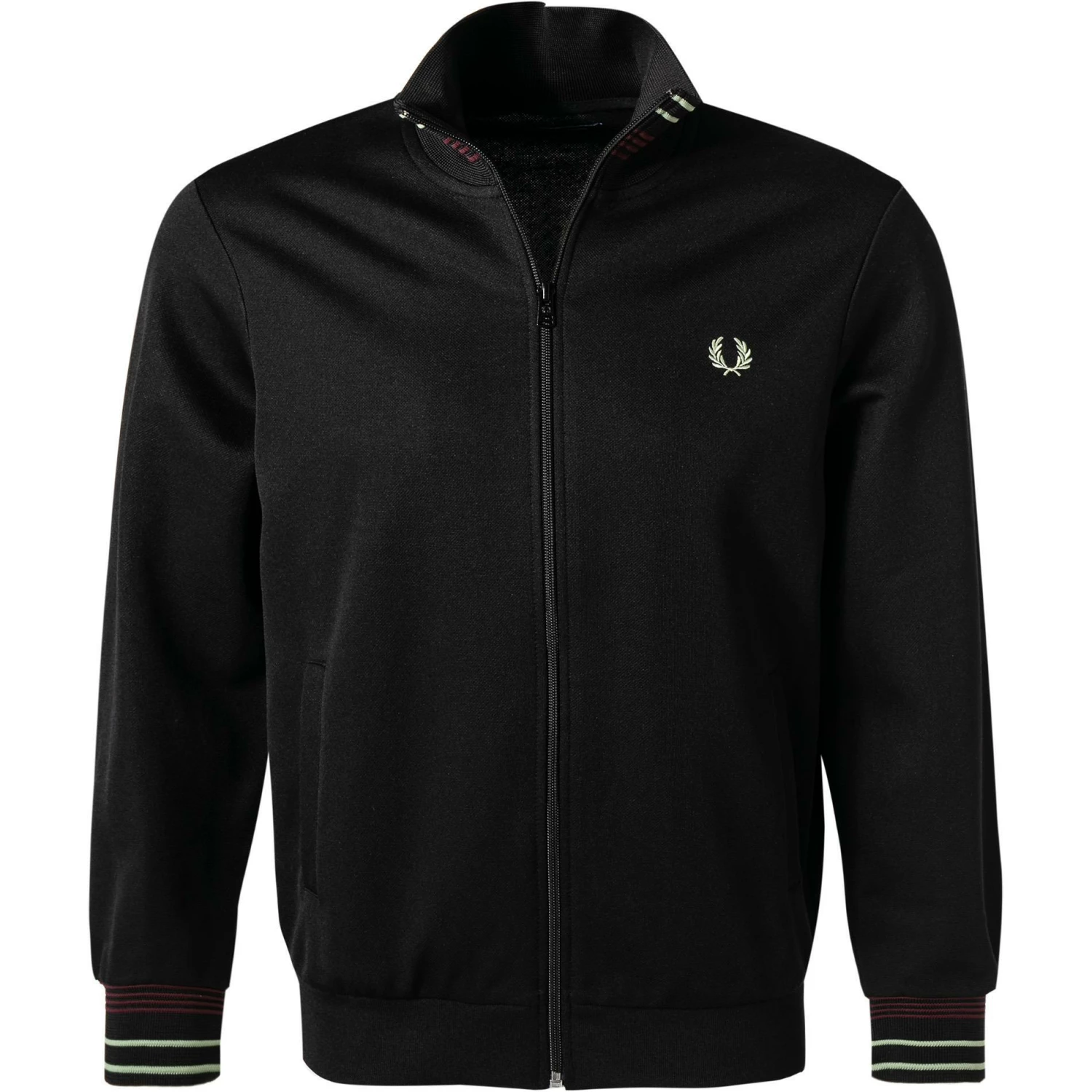 Fred Perry Trainingsjacke J1556/102 Baumwolle, Schwarz 3 Fred Perry Trainingsjacke J1556/102 Baumwolle, Schwarz