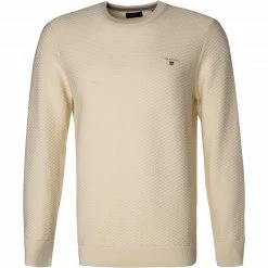 Gant Pullover 8030030/130 Baumwolle, Creme