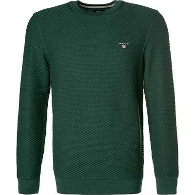 Gant Pullover 8030030/374 Baumwolle, Tannengrün 4 Gant Pullover 8030030/374 Baumwolle, Tannengrün – Bild 2