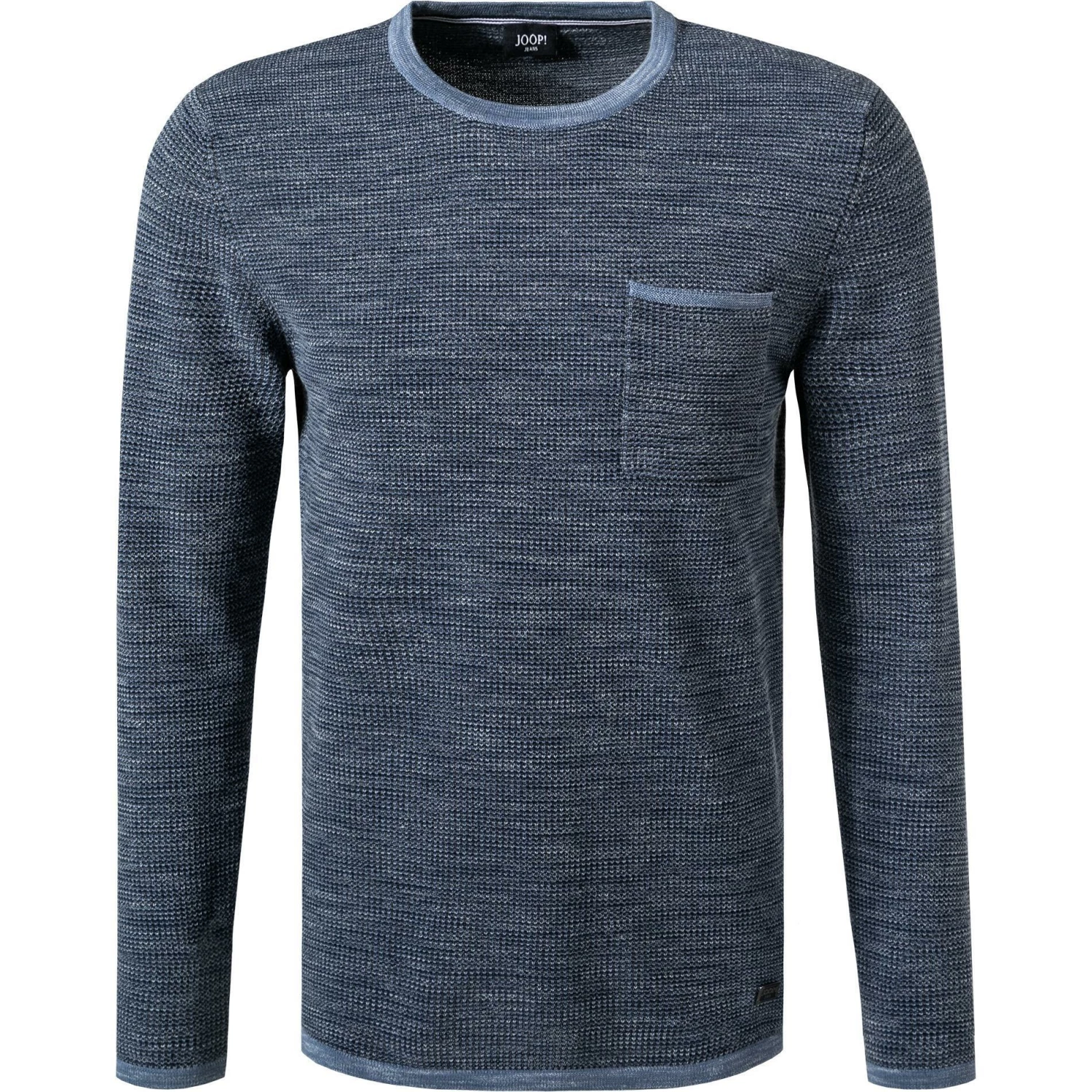 JOOP! Pullover Romolo 30029249/455 Baumwolle, Denimblau meliert, Denimblau 3 JOOP! Pullover Romolo 30029249/455 Baumwolle, Denimblau meliert, Denimblau