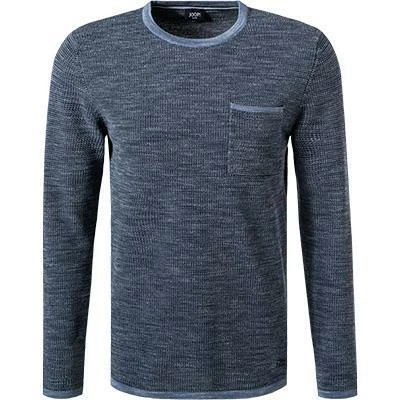 JOOP! Pullover Romolo 30029249/455 Baumwolle, Denimblau meliert, Denimblau 4 JOOP! Pullover Romolo 30029249/455 Baumwolle, Denimblau meliert, Denimblau – Bild 2